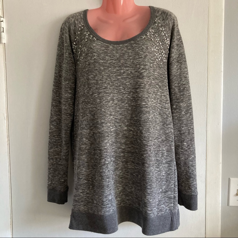 Maurices Long Gray Sweater size X-Large